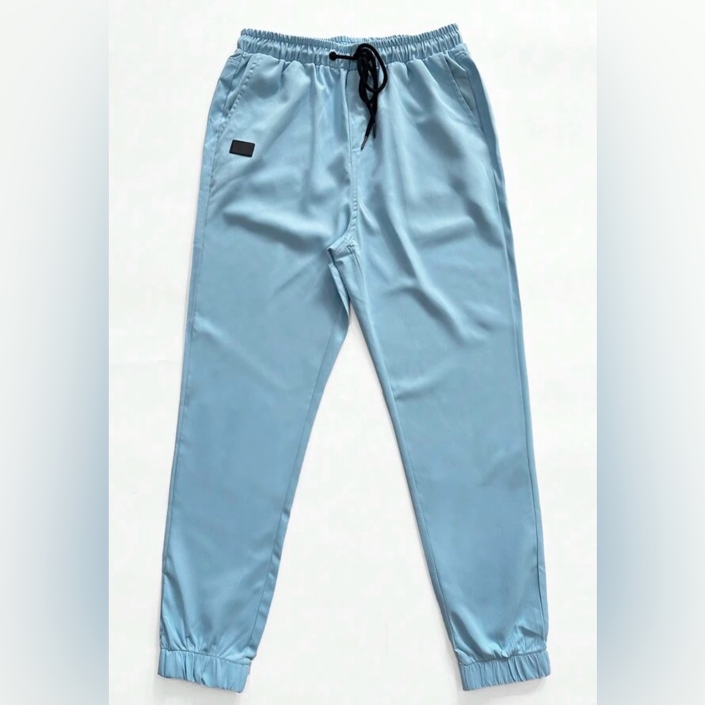 Light blue men’s jogger pants